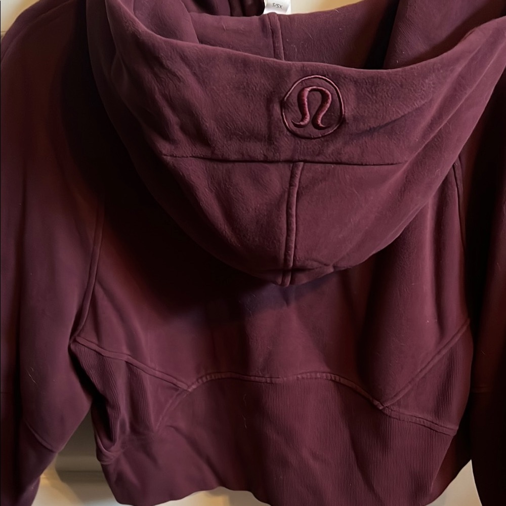 Purple Zip-Up Hoodie, Size Xtra Small/Small - Picture 5 of 5
